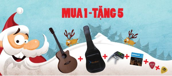 Khi mua đàn guitar tại Swallow Việt Nam bạn sẽ được tặng 1 bộ 5 món phụ kiện hấp dẫn cho đàn guitar 